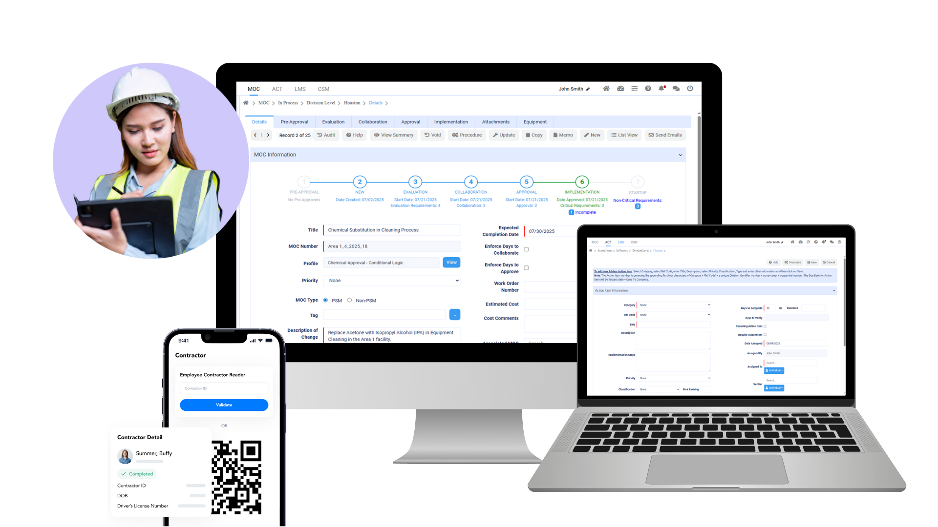 screenshot of Frontline Data Solutions